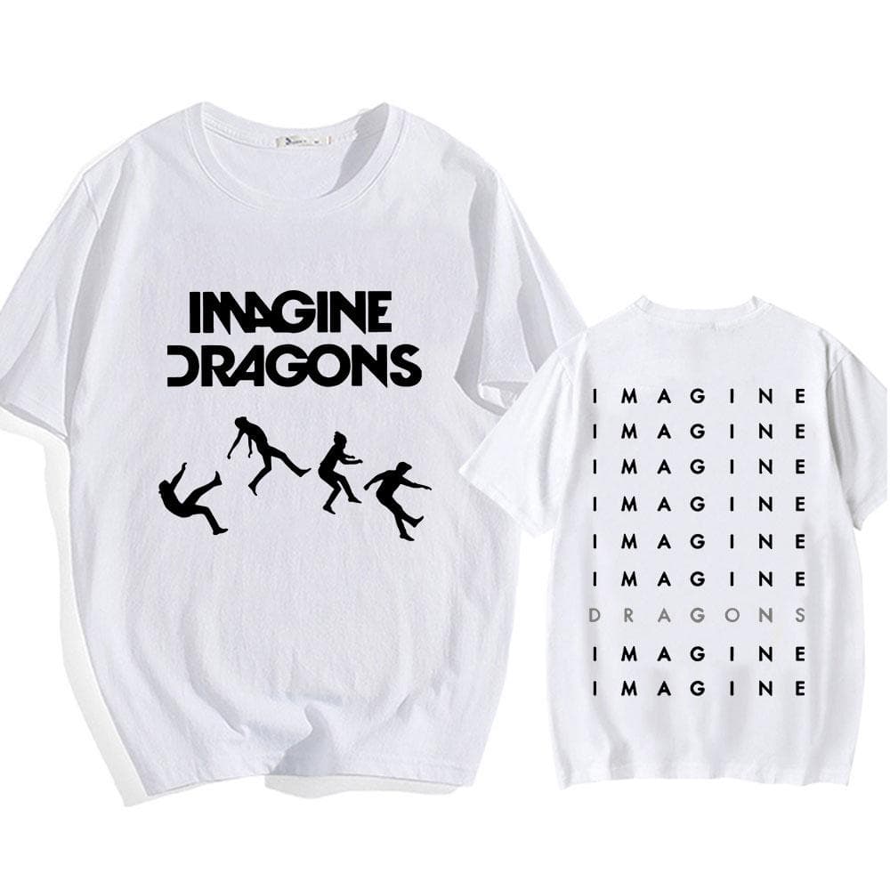 Imagine Dragons Loom Tour 2025 T-shirt Short Sleeve Cotton Men/Women Tshirts High Quality Soft Unisex Streetwear Hip Hop Fashion XL