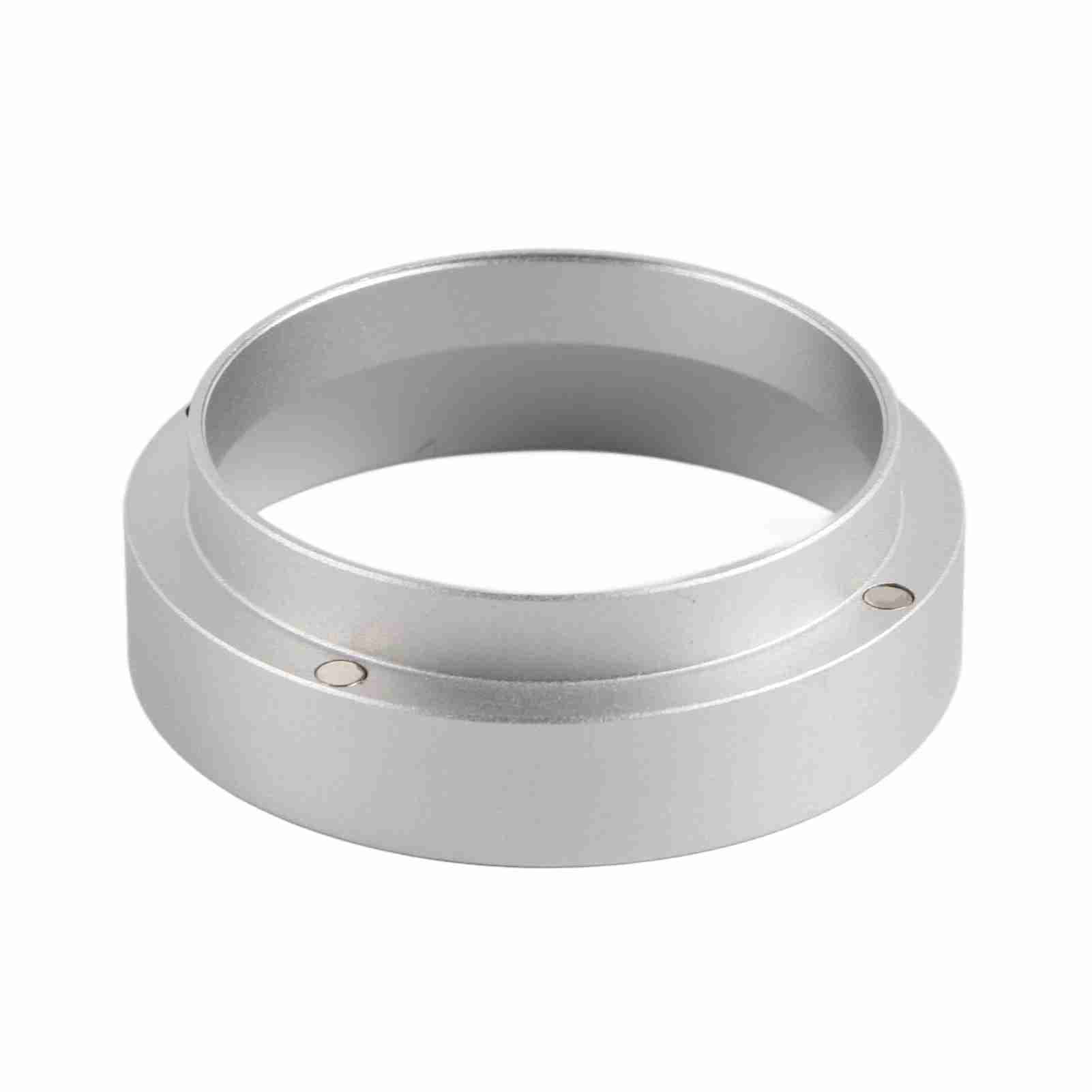 58mm Aluminum Universal Coffee Dosing Ring Funnel Replacement Coffee Maker Accessory (Silver) Silver