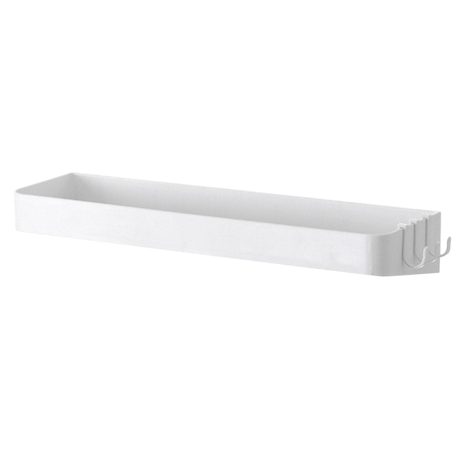 Wall Mounted Bathroom Shelf Multipurpose Modern Minimalism Style Punch Free Floating Shelf for