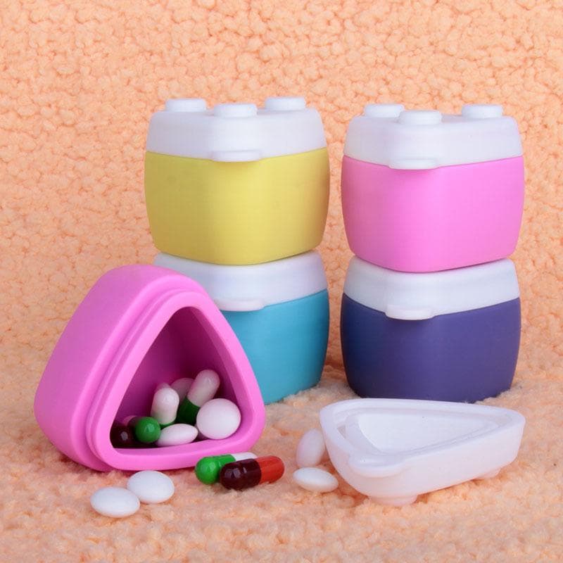 Silicone Packaging Box Medicine Cosmetic Plastic Box Transparent PP Storage Box Travel Cream Emulsion Box purple