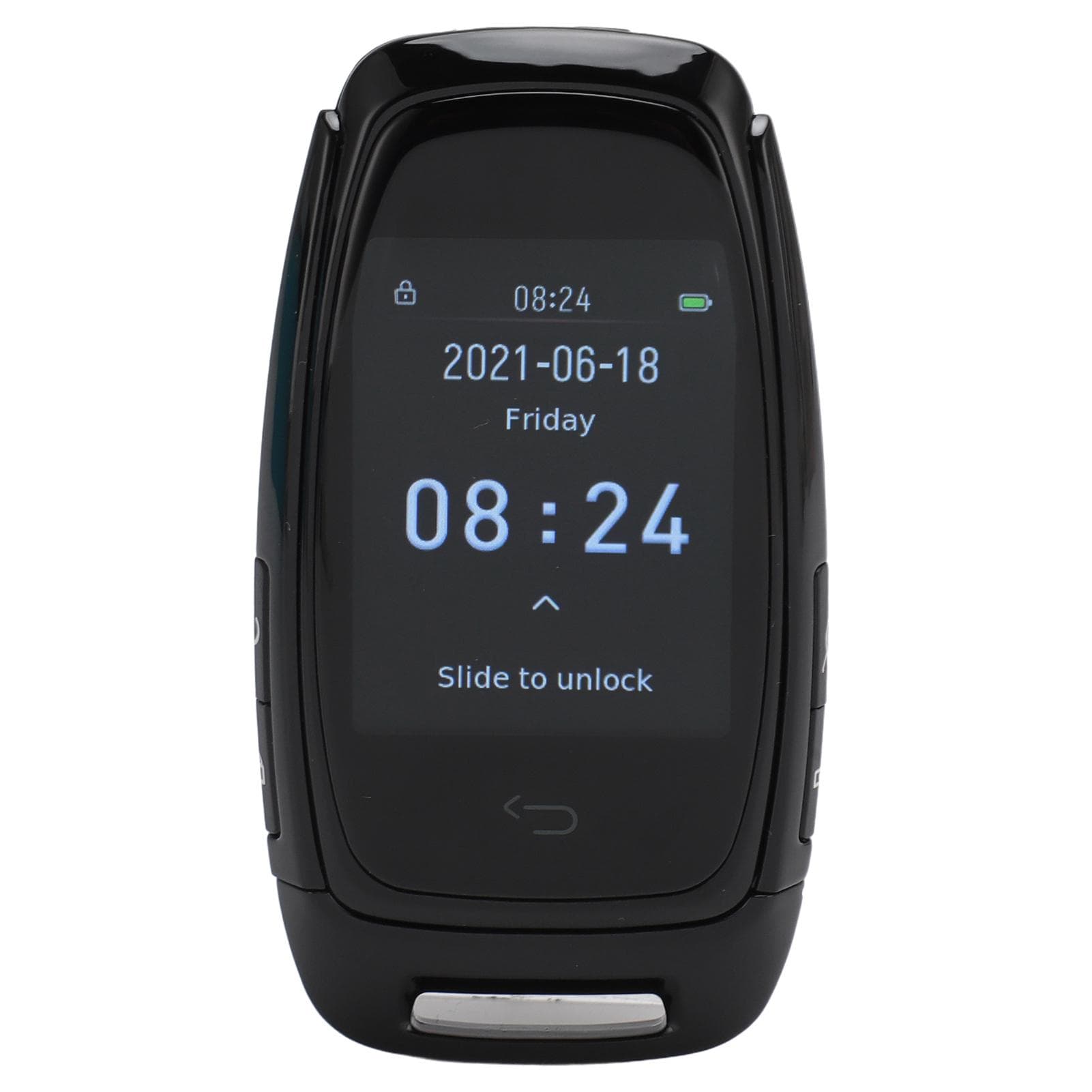 2.0 Inch LCD Screen Smart Key Keyless Entry Remote Control Car Key Replacement Accessory for Start black