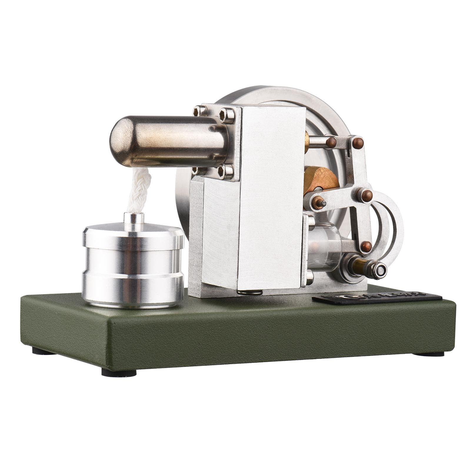 Mini Hot Air Stirling Engine Motor Model External Combustion Steam Power Physics Experiment multicolour