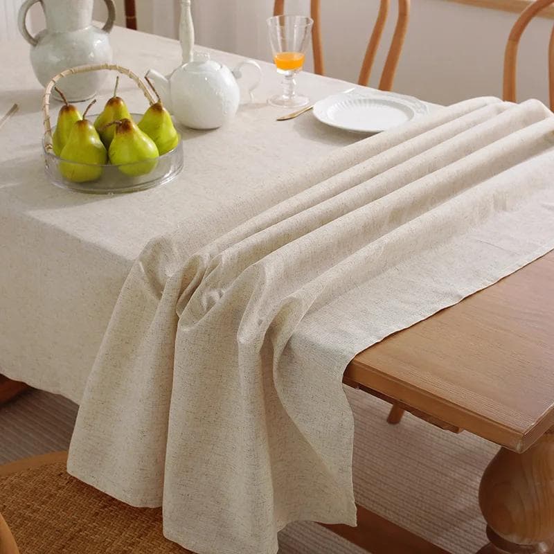 Cotton Linen Tablecloths Dust-Proof Table Cover for Party Dining Banquet Decoration Flax Fabric TableCloth Luxurious Table Cover 60X60cm