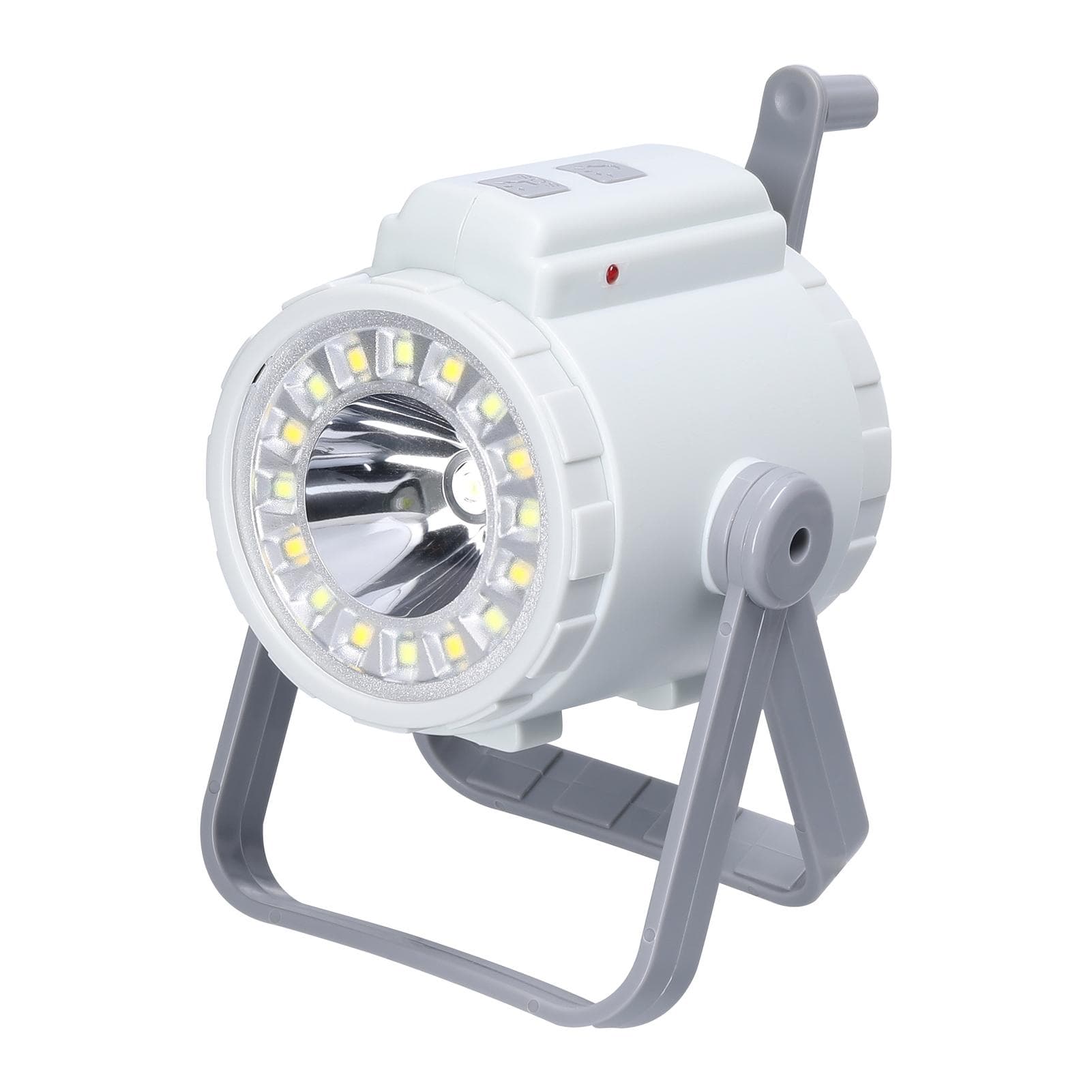 Portable Camping Lamp Tent Lamp Searchlight SOS Flashlight 3in1 Hand Crank Light Three Color multicolour