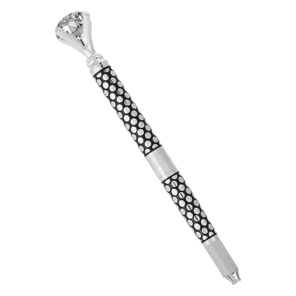 Manual Tattoo Pen Detachable Crystal Eyebrow Eyeliner Lip Microblading Needle Pen Rose Gold silver