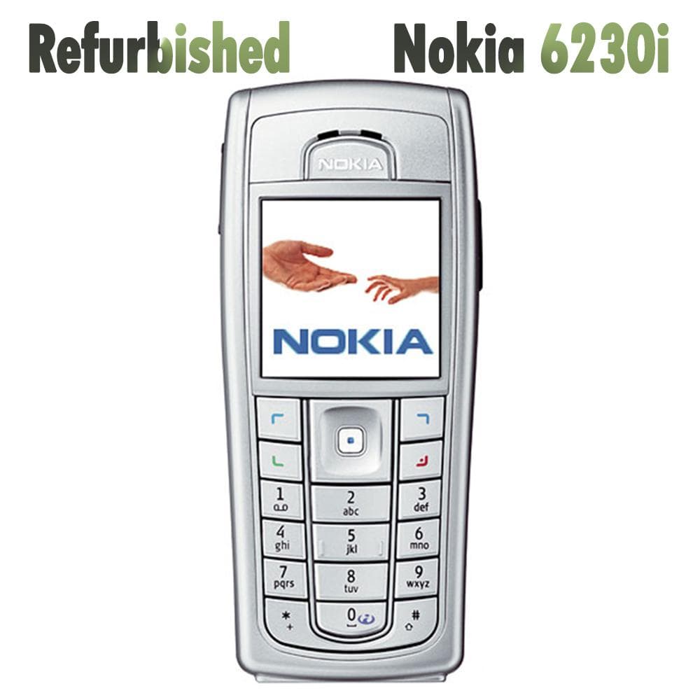 Refurbished Nokia Original Nokia 6230i Mobile Phone Simple Set silver
