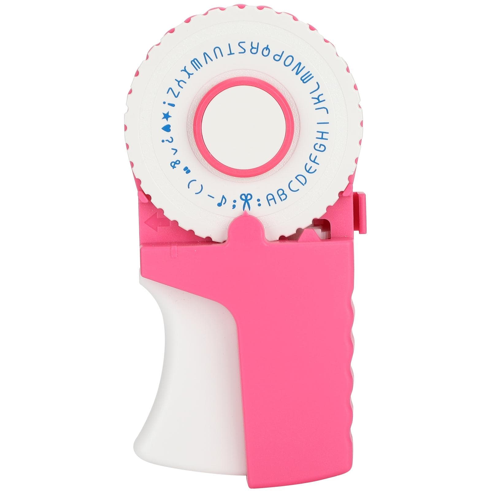 Embossing Manual Typewriter Label Making Embosser DIY Office Supplies Pink E‑303