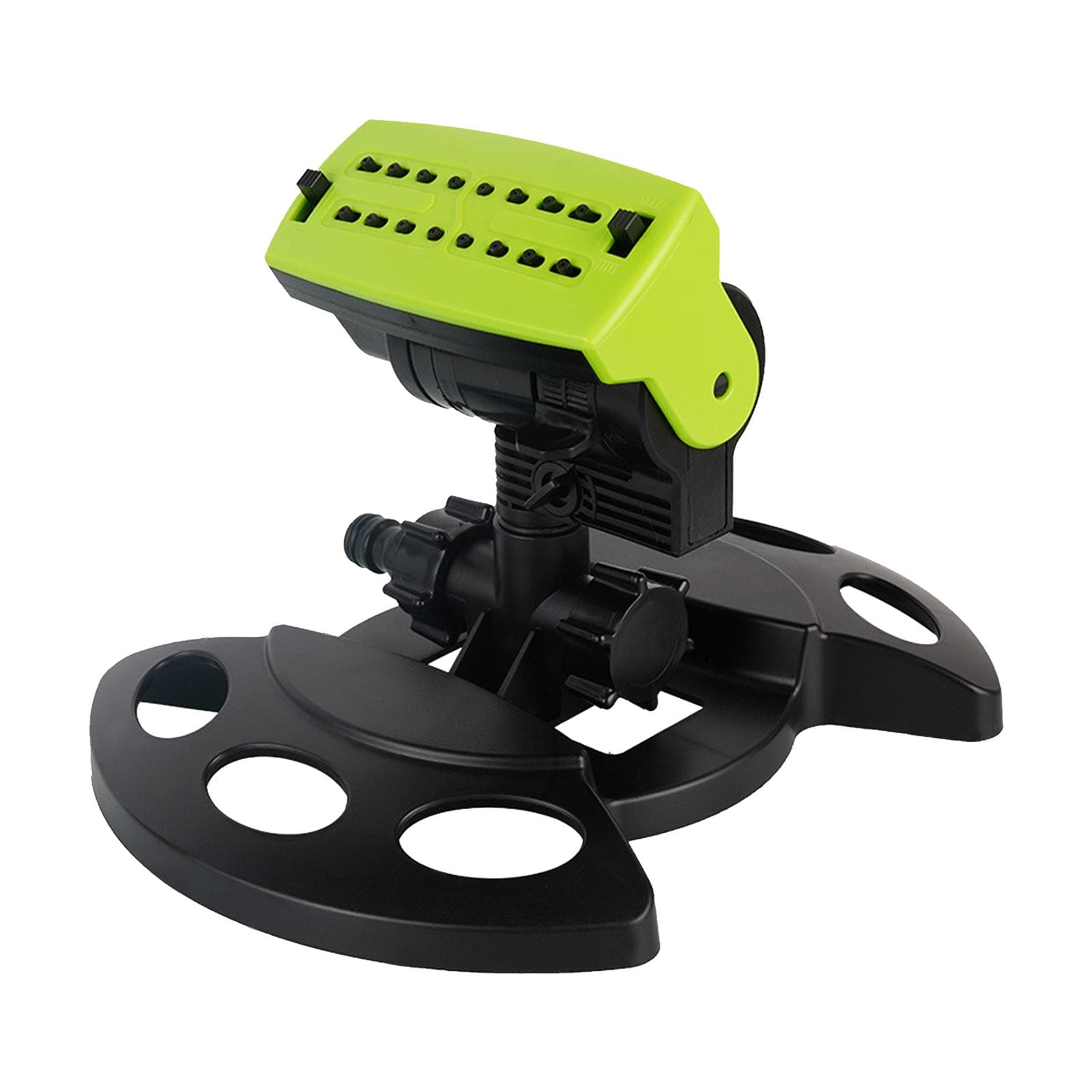 180 degrees Rotating Garden Sprinkler Adjustable Large Coverage Lawn Sprinkler Irrigation System Outdoor Watering System green