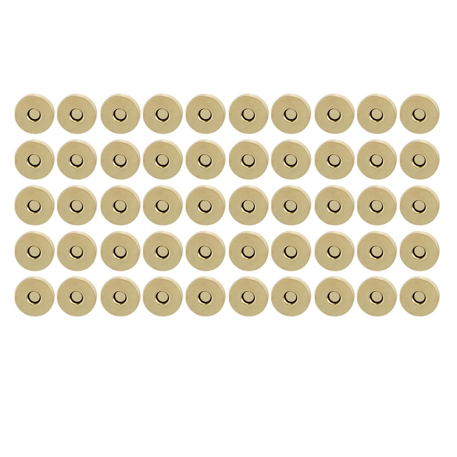 50Pcs Magnetic Bag Clasps Strong Stainless Steel Smoothing Widely Used Magnet Buttons for Pants