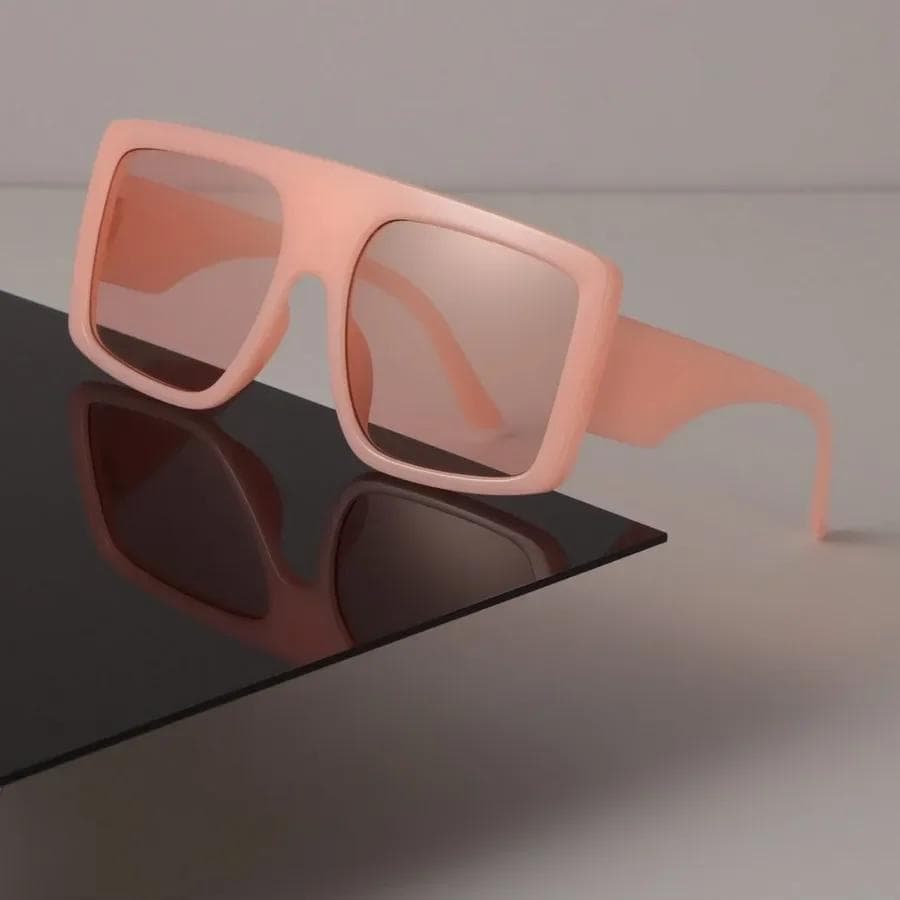 Retro Square Sunglasses Women Men Luxury Designer Mirror Sun Glasses Candy Colors Oculos De Sol Unisex Fashion Other