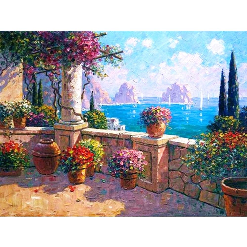 Natural Scenery Diamond Embroidery Full Diamond Painting Cross Stitch Fashion Home Furnishing 20X30CM