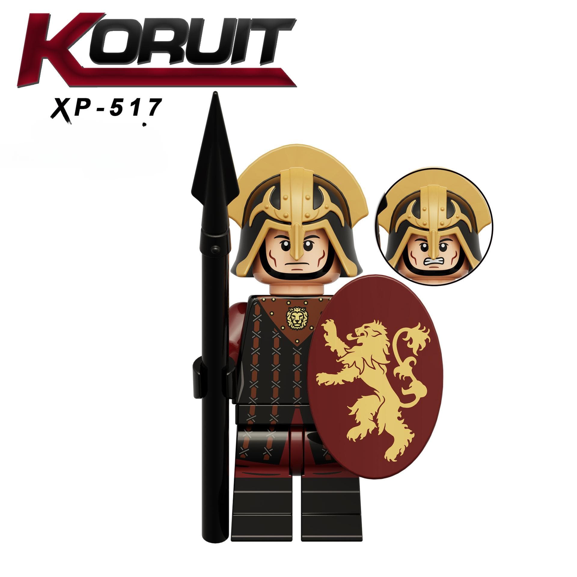 KT1068 Medieval Mini Soldiers Action Figures Building Blocks Assembling Decoration Collection Toys For Boys Children