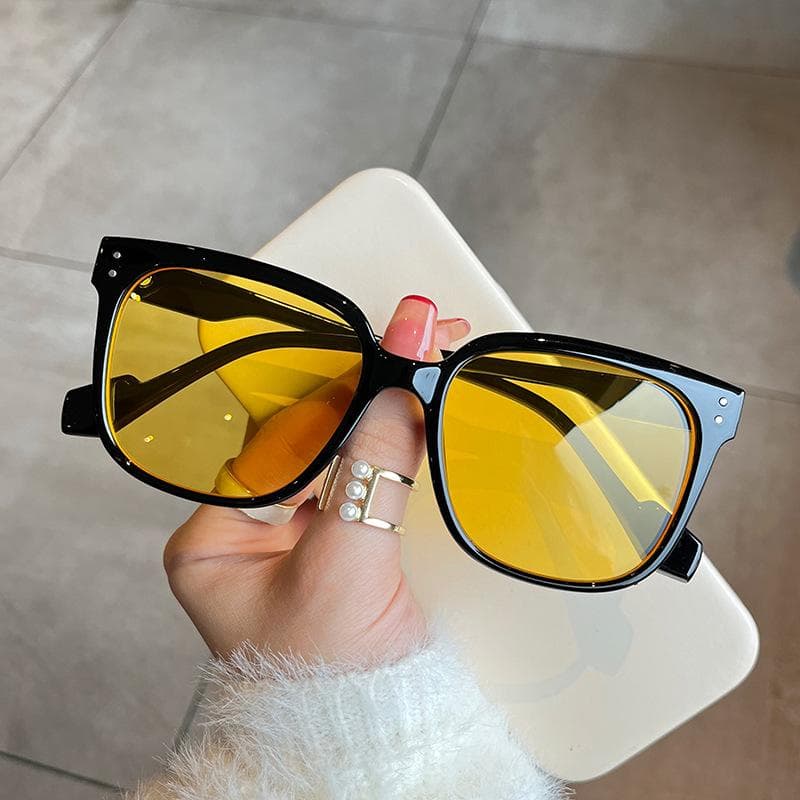 UV400 Sunglasses for Women Retro Black Vintage Luxury Designer Glasses Fashion Accessories Street Shooting Disco SUNGLASSES