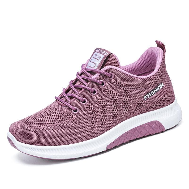 Sports Shoes Women's Spring and Autumn New Style Women's Shoes Soft Bottom Breathable Casual Shoes Women 41