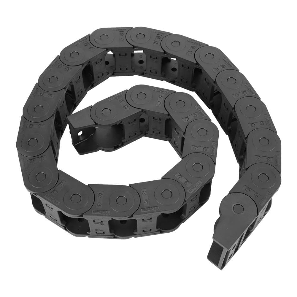 100cm 25 x 38mm Nylon Open Both Side Wire Carrier Drag Chain Engraving Machine Accessory