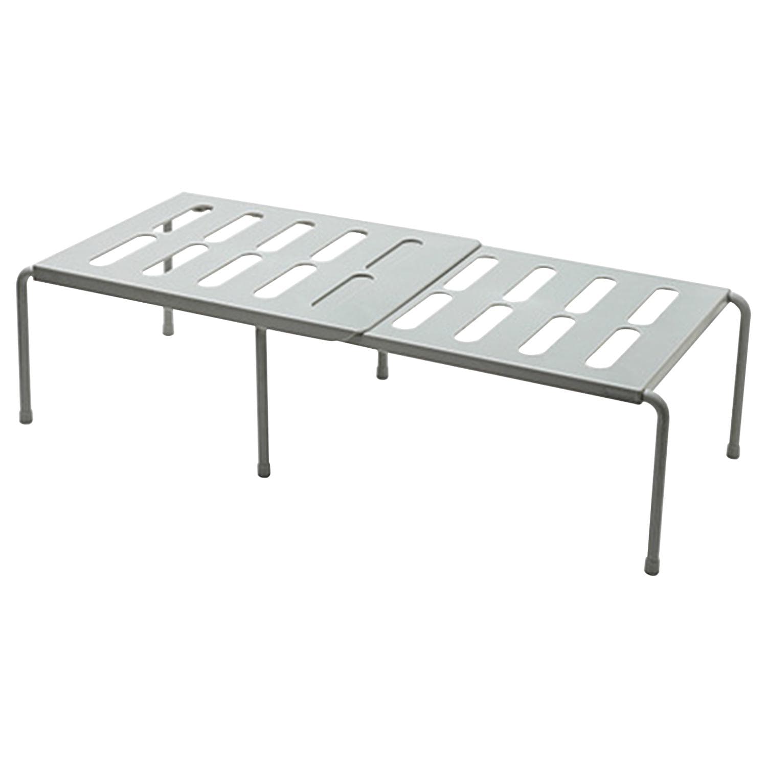 Cabinet Shelf Expandable Stackable Kitchen Cabinet Counter Shelf Storage Organizer Kitchen Cupboard grey