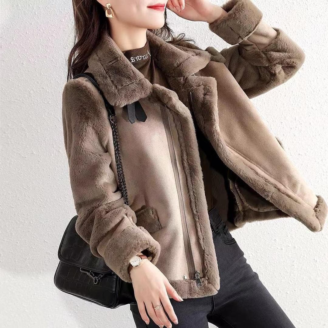Women's Imitation Fur Coat XL