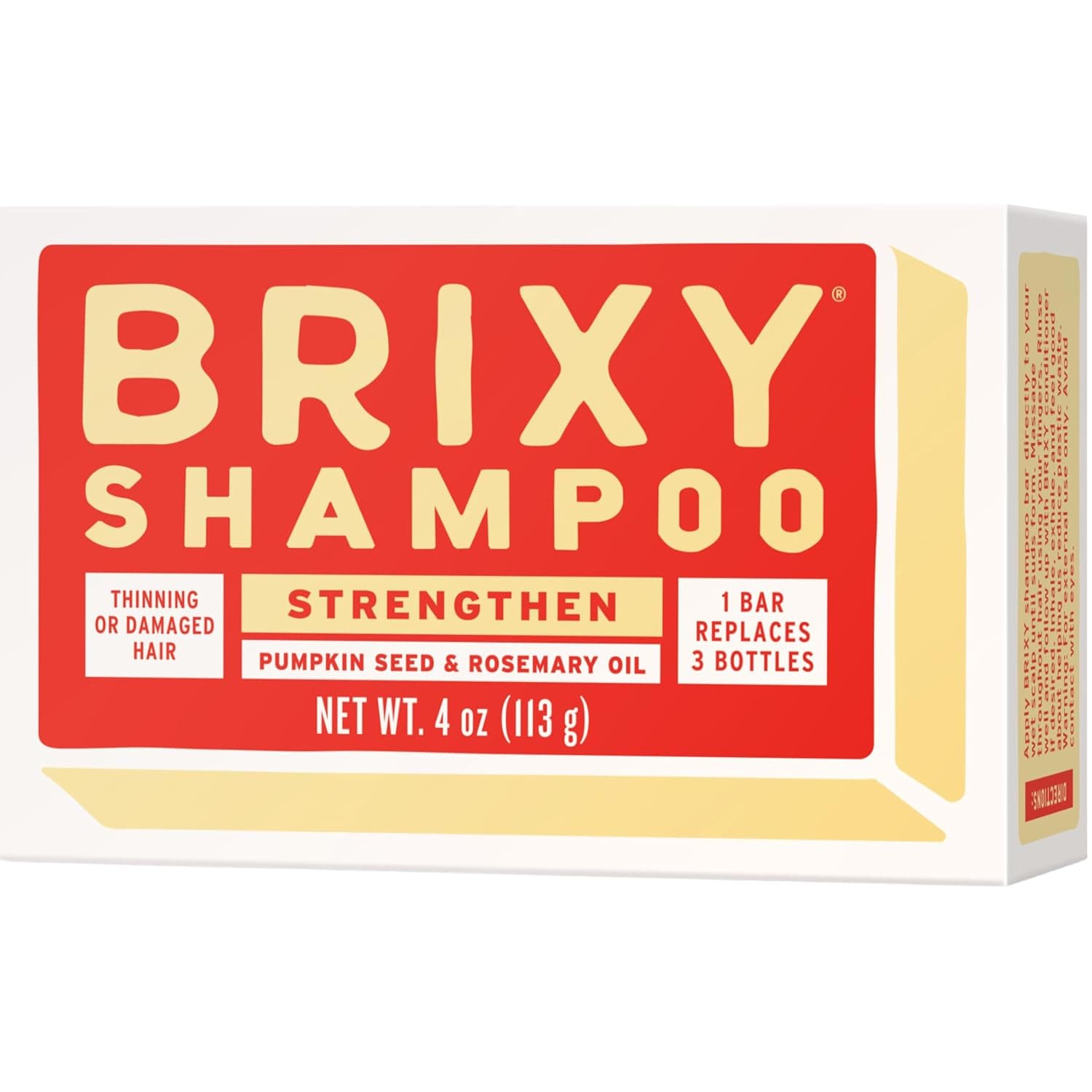 BRIXY Shampoo Bar For Oily Scalp with Argan Oil Provitamin B5 - Coconut Vanilla Fragrance Balance Shampoo Bar For Oily Scalp, 1 pack, 113g