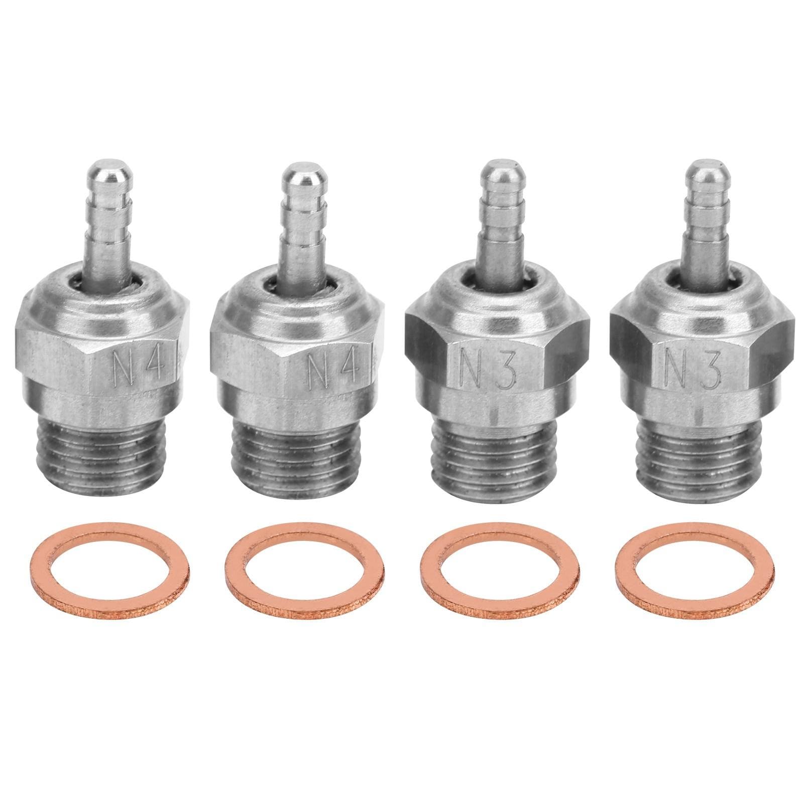N3 N4 Fire Head Spark Plug RC Car Accessory Part Fit for Redcat HSP Methanol Engine