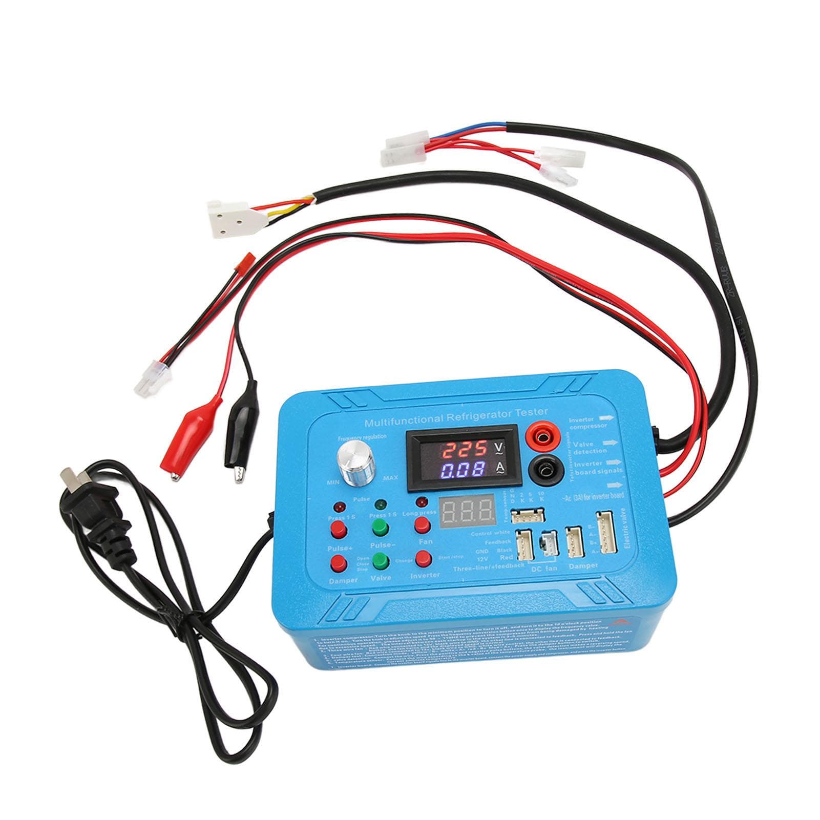 Inverter Refrigerator Tester Variable Frequency Board Testing Instrument Solenoid Valve Repair Tool US Plug