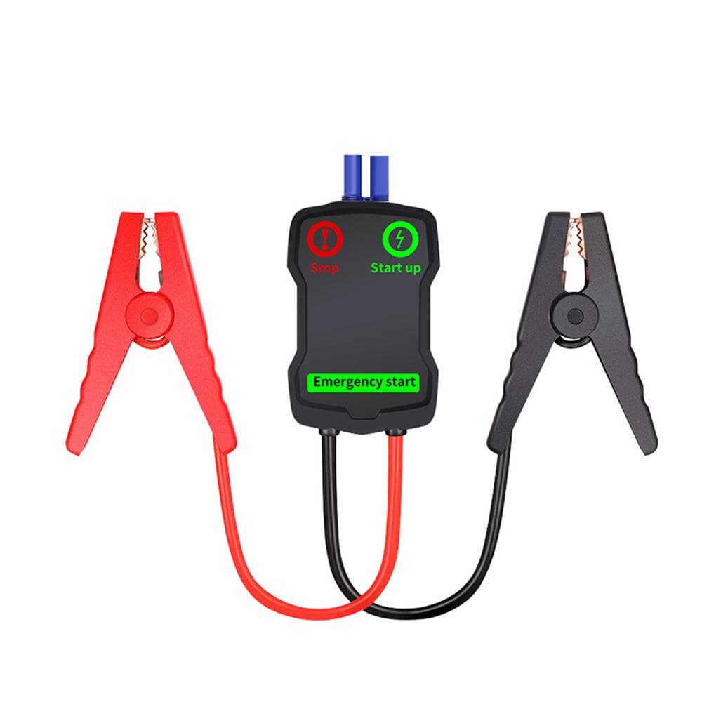 Car Jumper Boosters Cable Clip Emergency Car Battery Intelligent Alligator Clamps Red-Black Clips multicolour