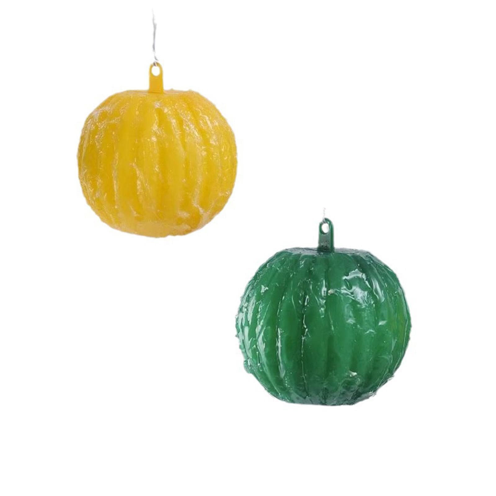 Solid Color Hanging Sticky Fly Catcher Ball Kitchen Insect Cleaning Ball One Size yellow/blue