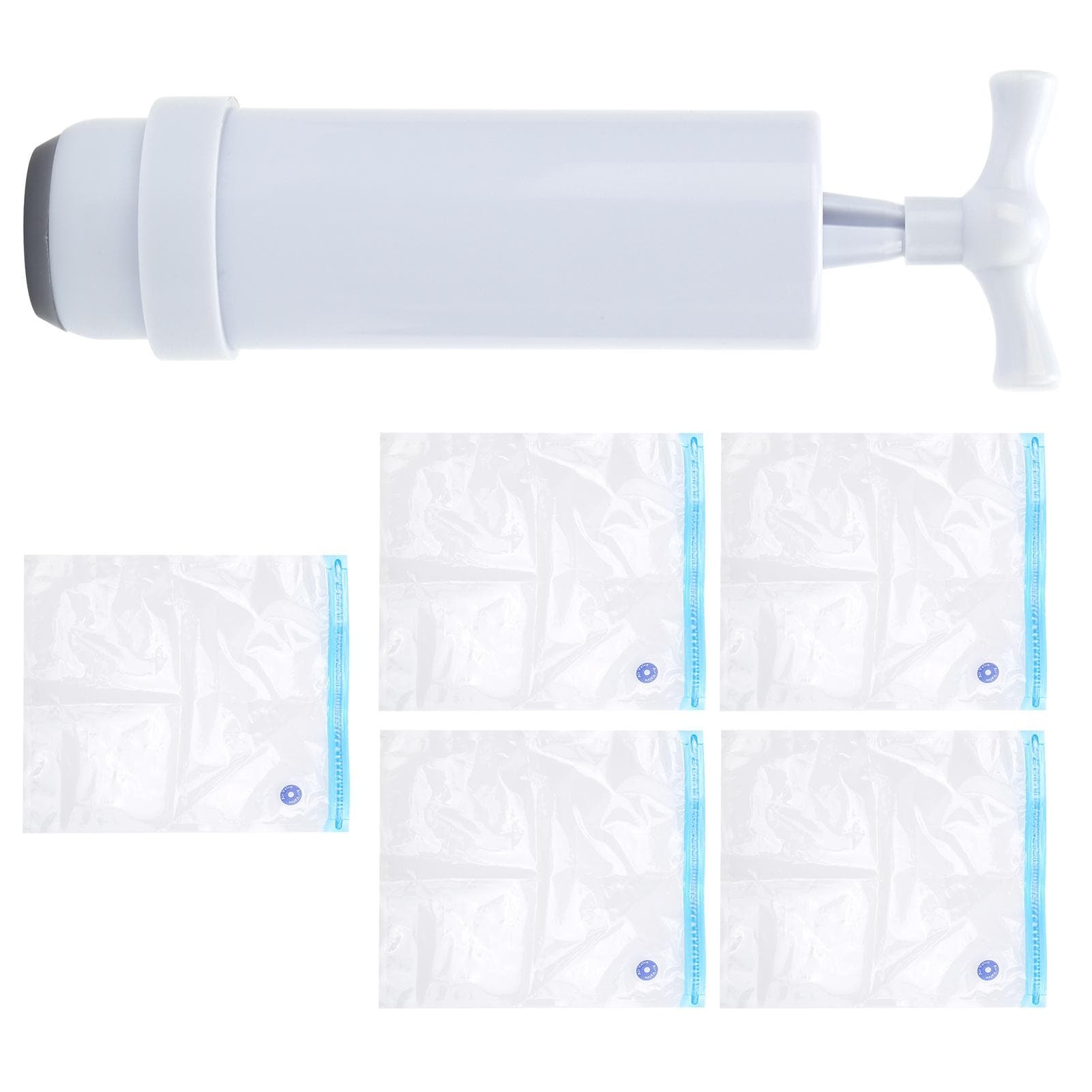 5Pcs Filament Storage Bag 3D Printer Parts Plastic Sealed Protection Pouch with Suction Pump