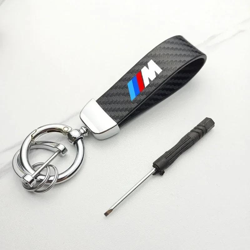 Car Sticker Hot 2025 Multifunction Carbon fiber skin Keychain Car Badge Accessories For BMW M Emblem E46 E36 E34 F10 E90 F30 E60