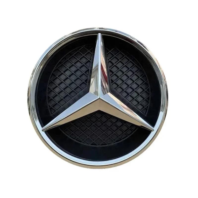 3D Car Grill Emblem Star Badge Front Grill Logo For Mercedes Benz W204 W205 W213 X253 A B C E S CLA GLB GLC GLE GLS Accessories1 W205 185mm