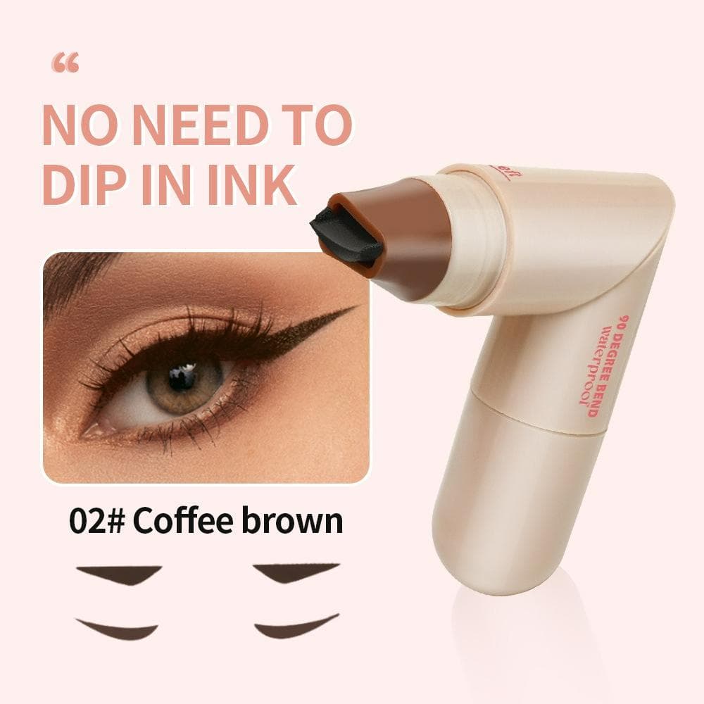 Rotating Winged Eyeliner Stamp Pen, Dual-Head Cat Eye Liner With Wing Stamp, Waterproof & Smudge-Proof, Perfect Holiday Gift