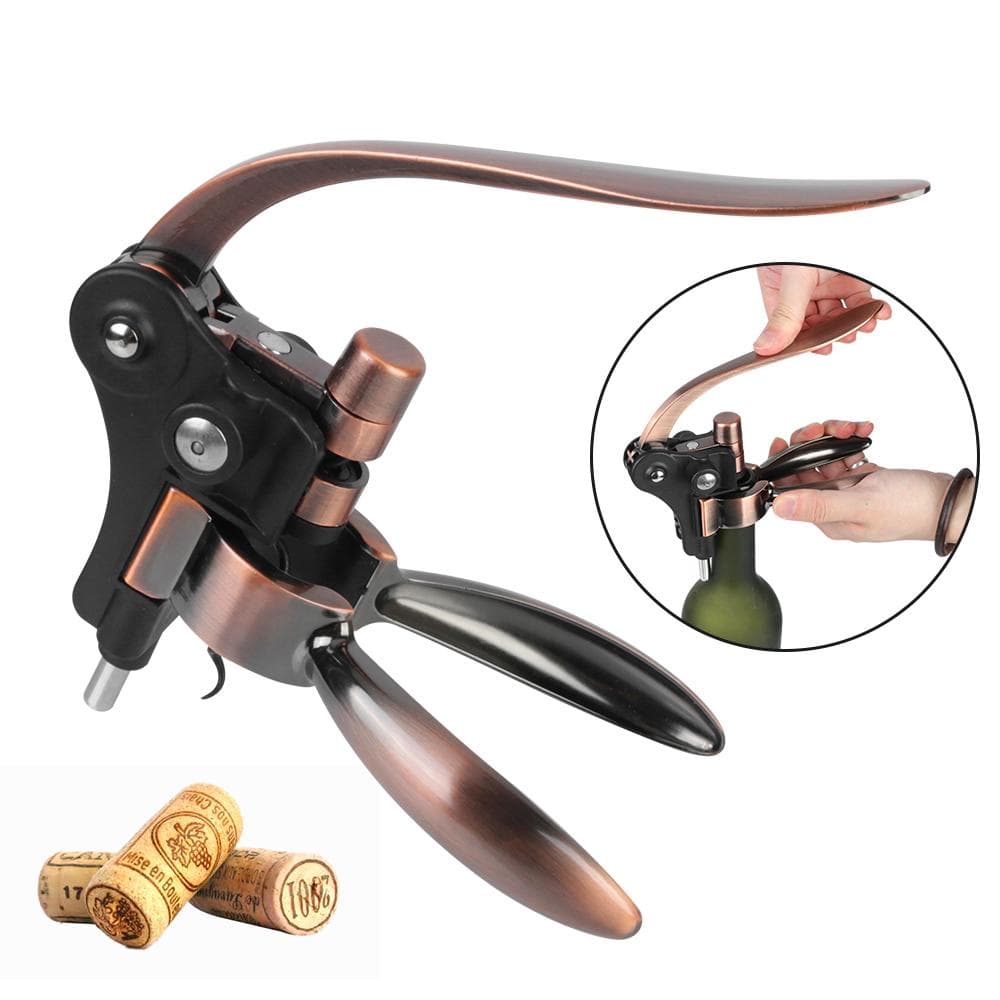 Bar Lever Corkscrew Zinc Alloy Barware Rabbit-Shaped Wine Opener Bottle Opener