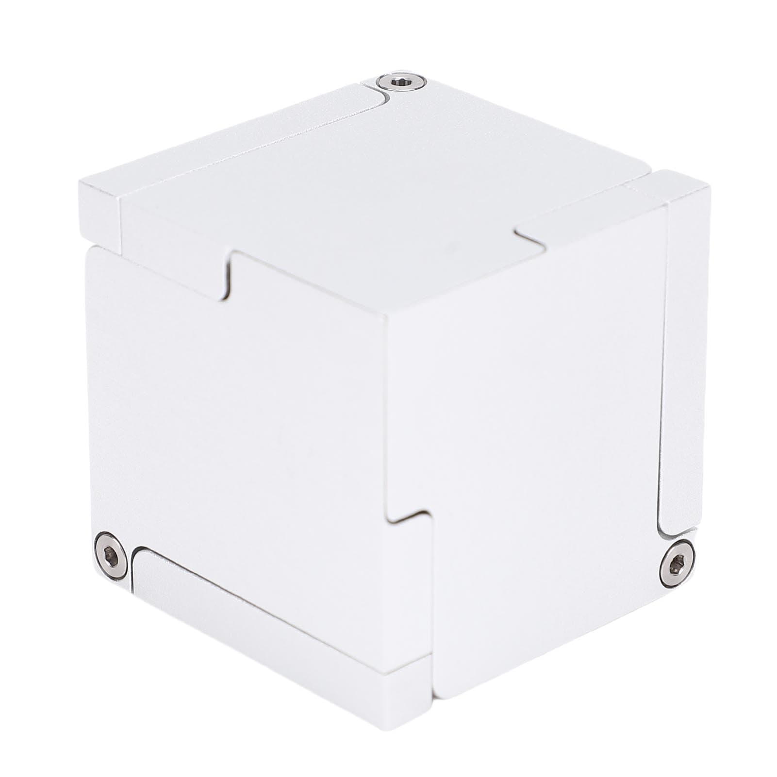 Kinetic Ring Box Aluminum Alloy Magnetic Folding Ring Jewelry Case Engagement Ring Holder for