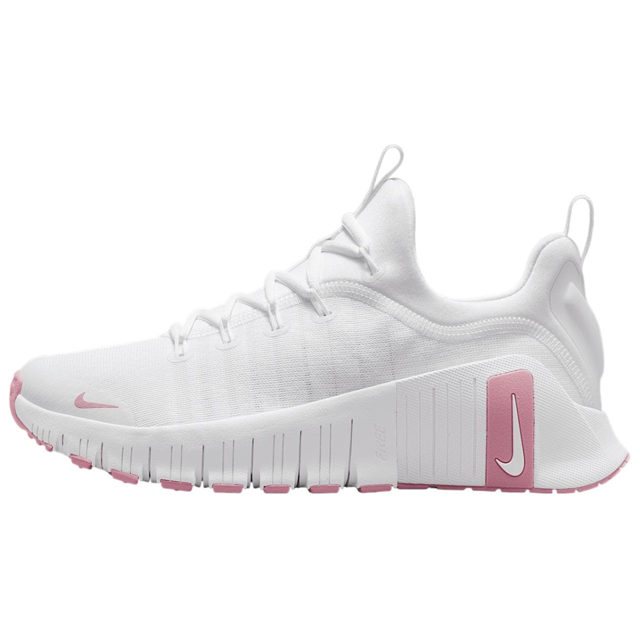 Nike Free Metcon 6 White Elemental Pink Women Sneakers FJ7126-106 39