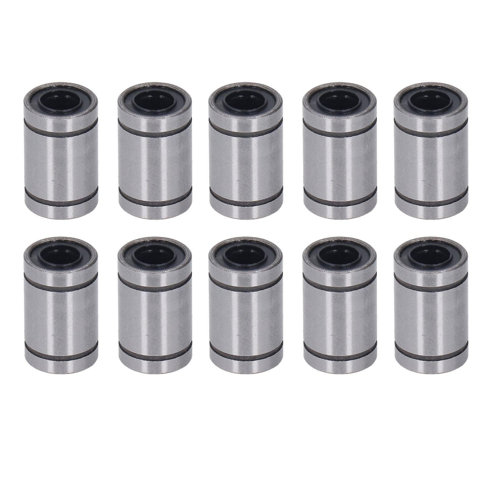 10PCS Linear Motion Ball Bearing Alloy Steel Wear Resistant Low Noise Linear Bearing for Solar
