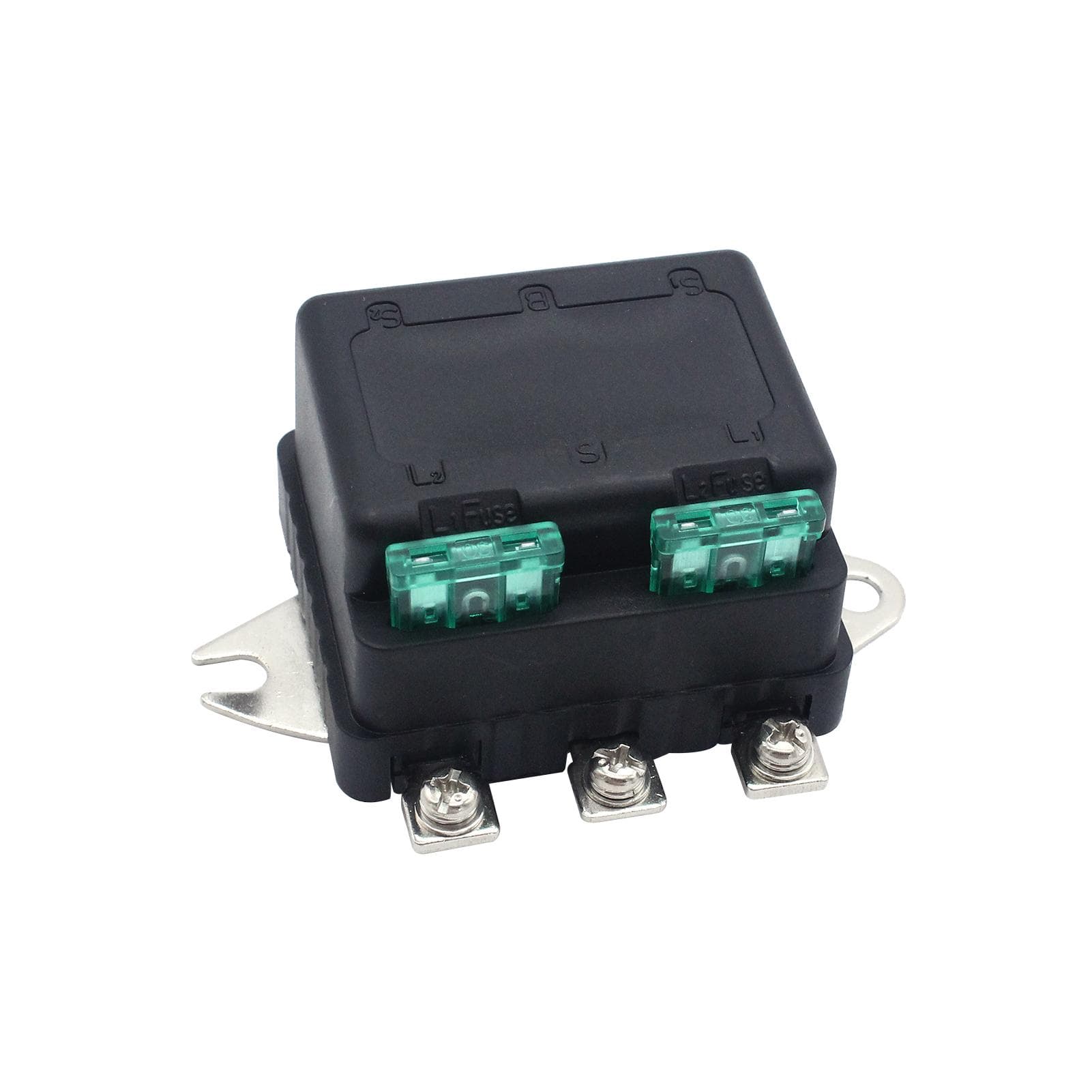Twin Headlight Relay Fused Twin Fused NLR-132 black