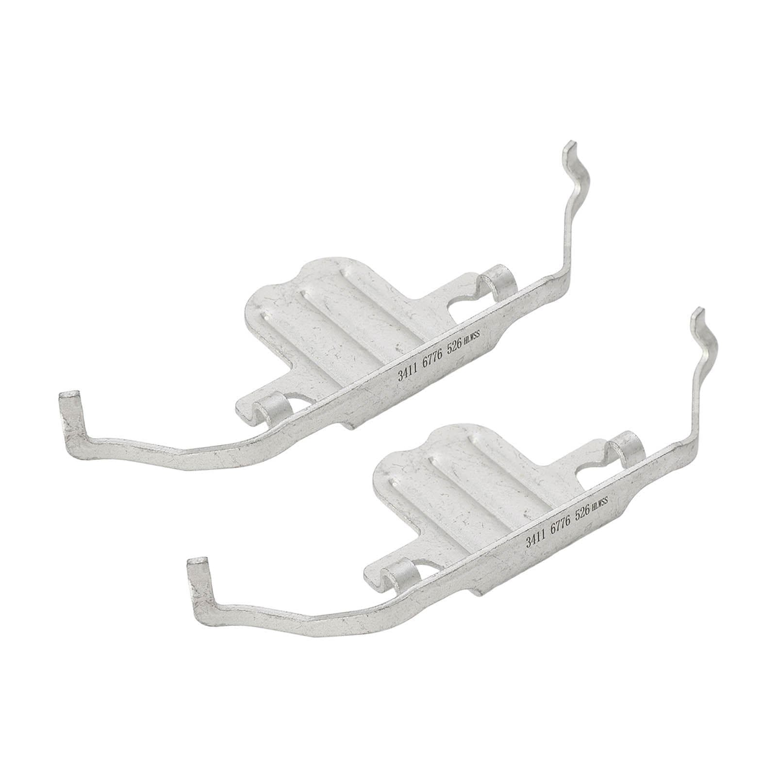 2PCS Brake Pad Retainer Clip 34116798879 Front Disc Brake Caliper Fit for 1 Series E81 120d 120i