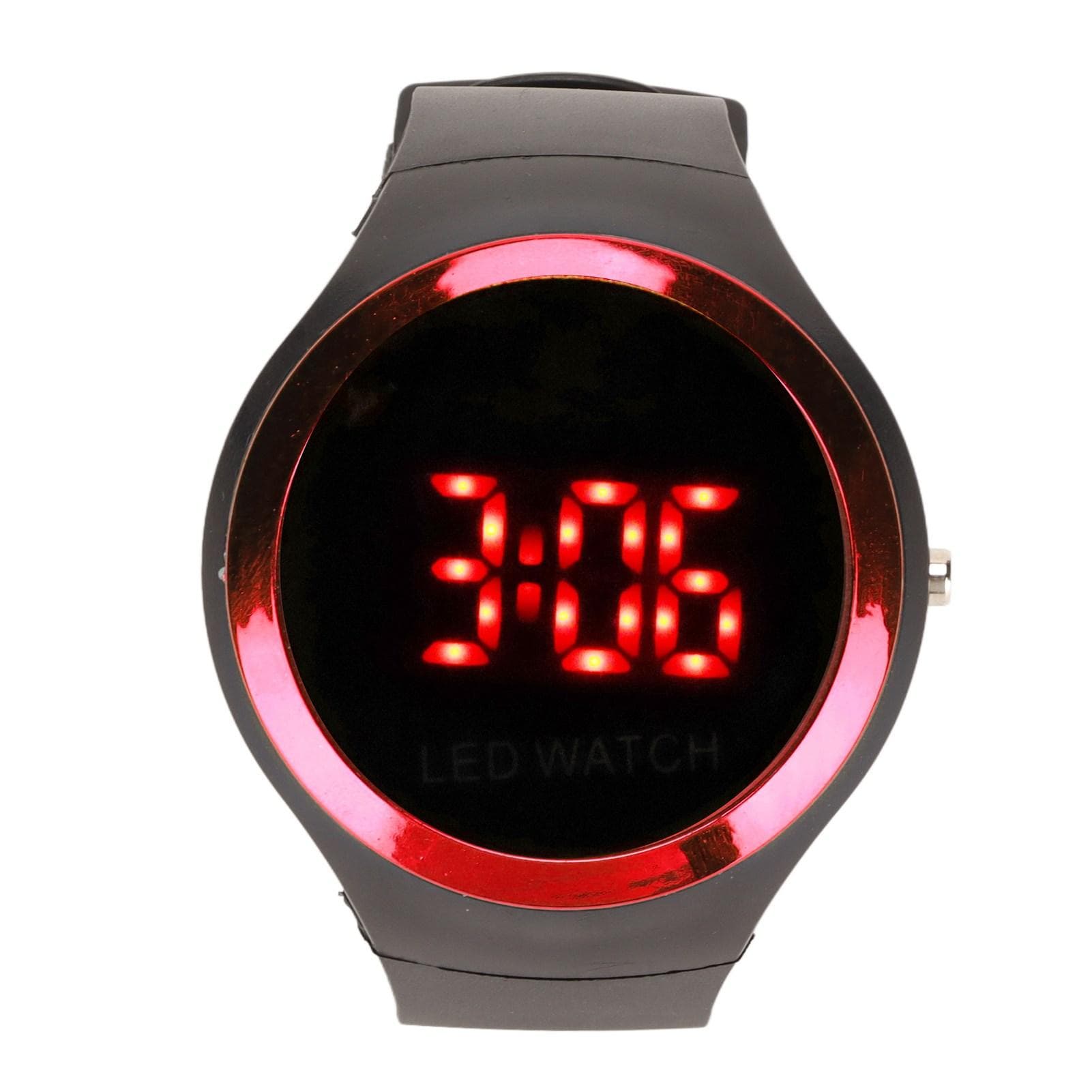 Children Digital Watch Student Fashionable Red LED Outdoor Sports Watch Birthday Gift for Daily red