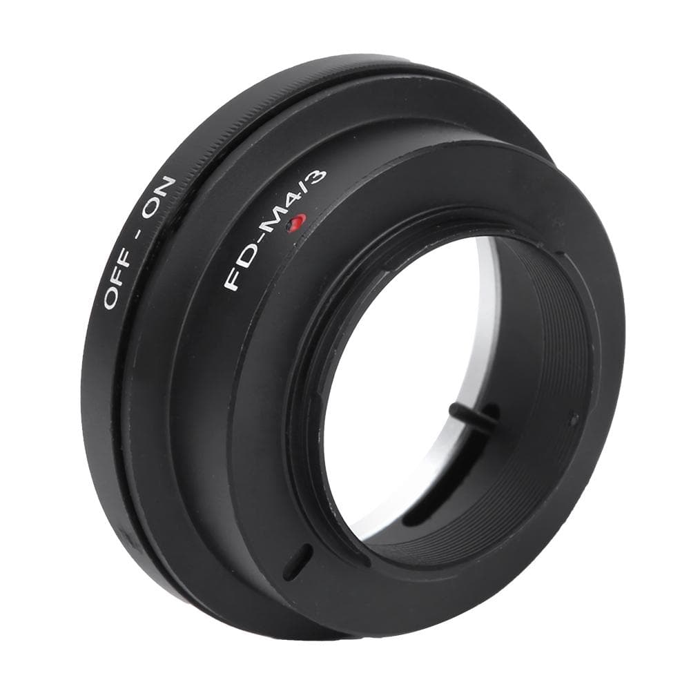FD-M43 Metal Lens Adapter Ring for Canon FD Mount Lens to Fit for M43 Camera
