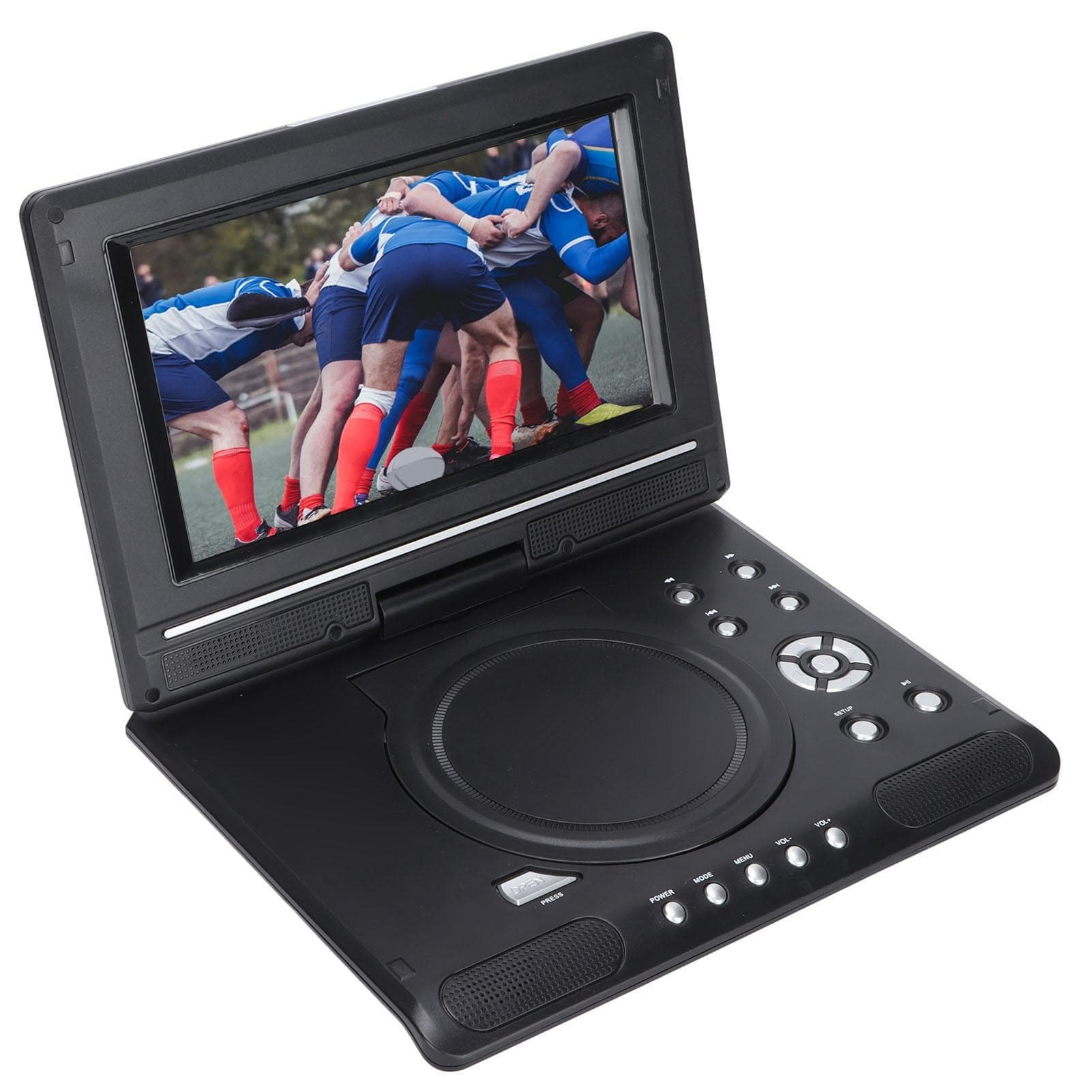 DVD Player Portable HD 270 degrees Swivel Mobile DVD Player with USB Remote Control 110‑240VLMD-998 AU Plug US Plug