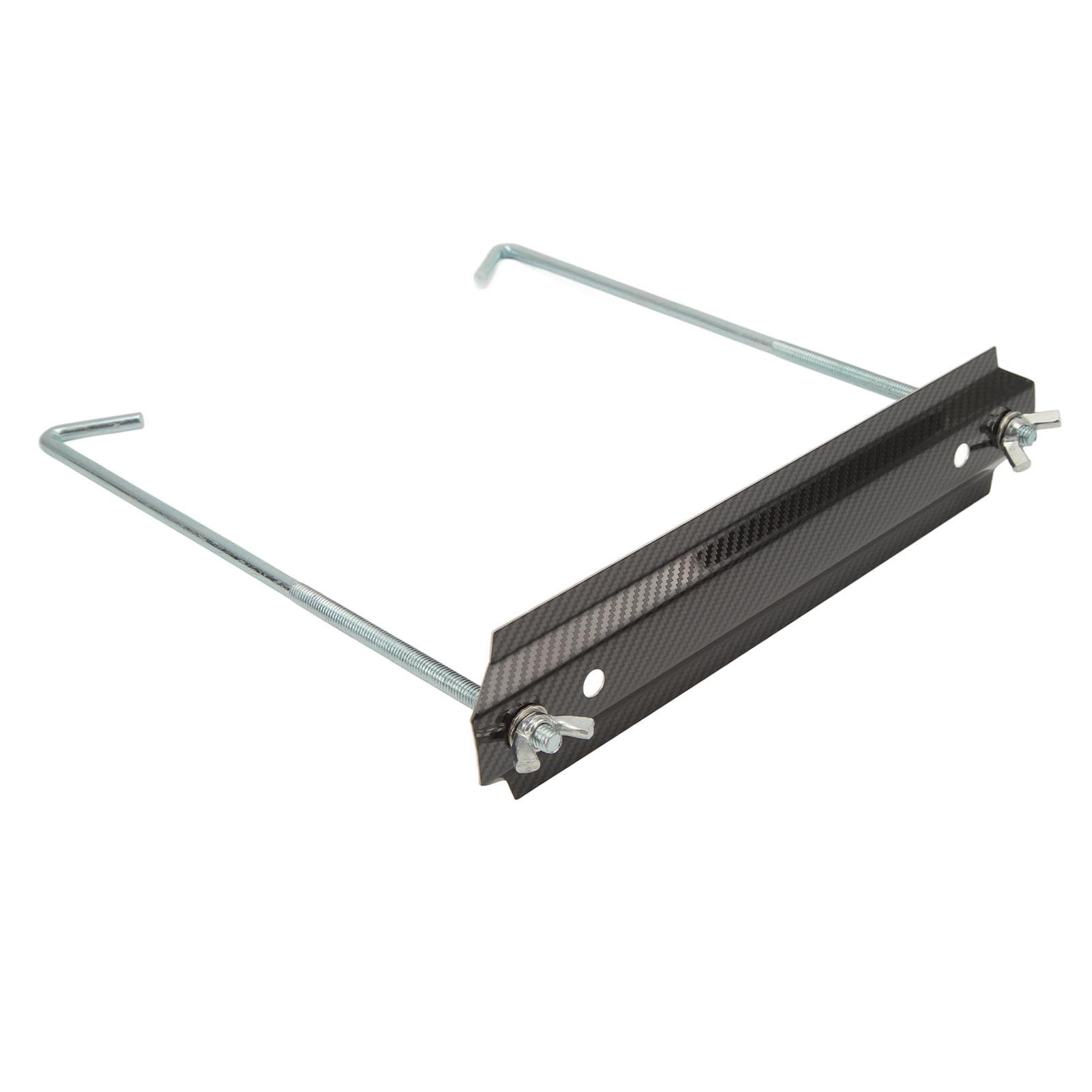 Battery Hold Down Kit Universal Stainless Steel Battery Crossbar with 8.7in Support Rods Carbon