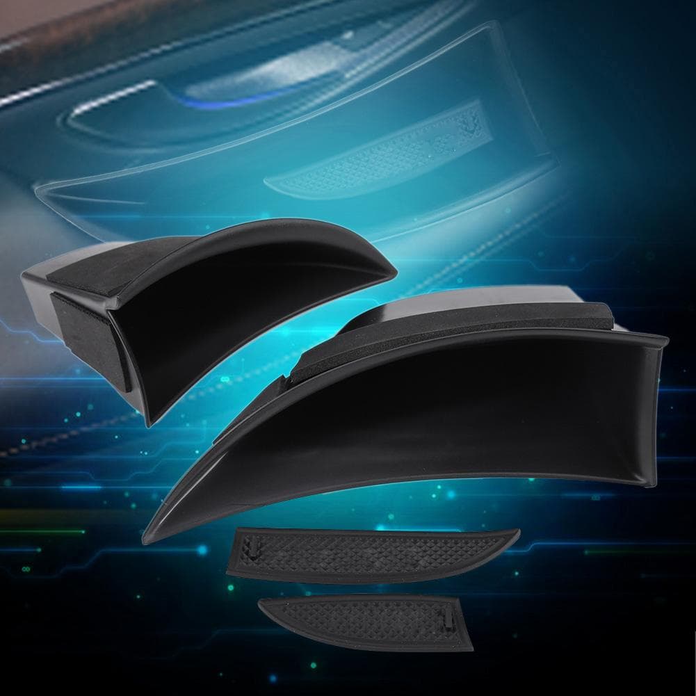 2Pcs Car Front Door Storage Box Organizer Holder for Mercedes Benz S class W222 20142018 Black black