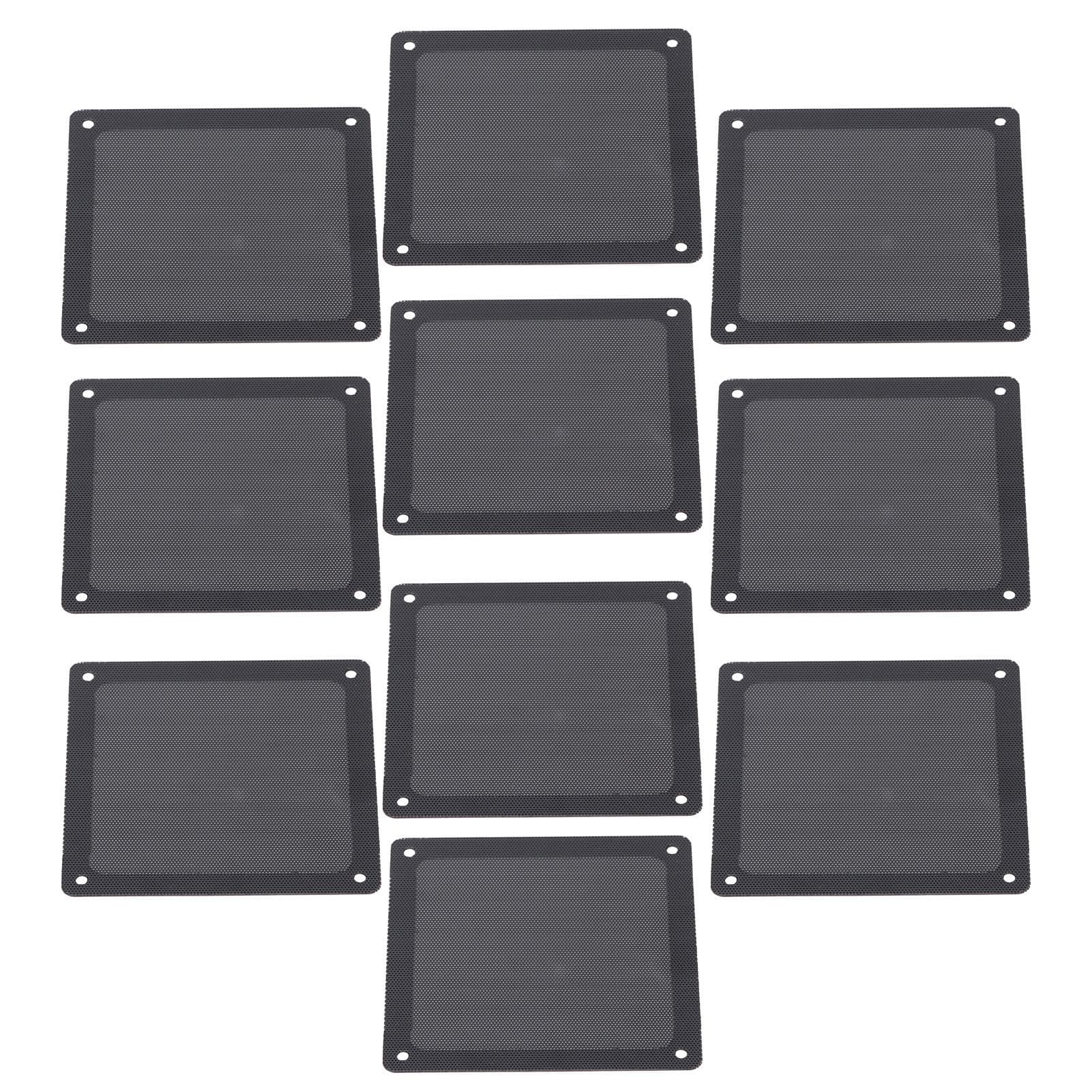 10pcs 12CM PC Fan Dust Filter Screw Fixing PVC Computer Case Filter Cover Grills with Magnet Frame
