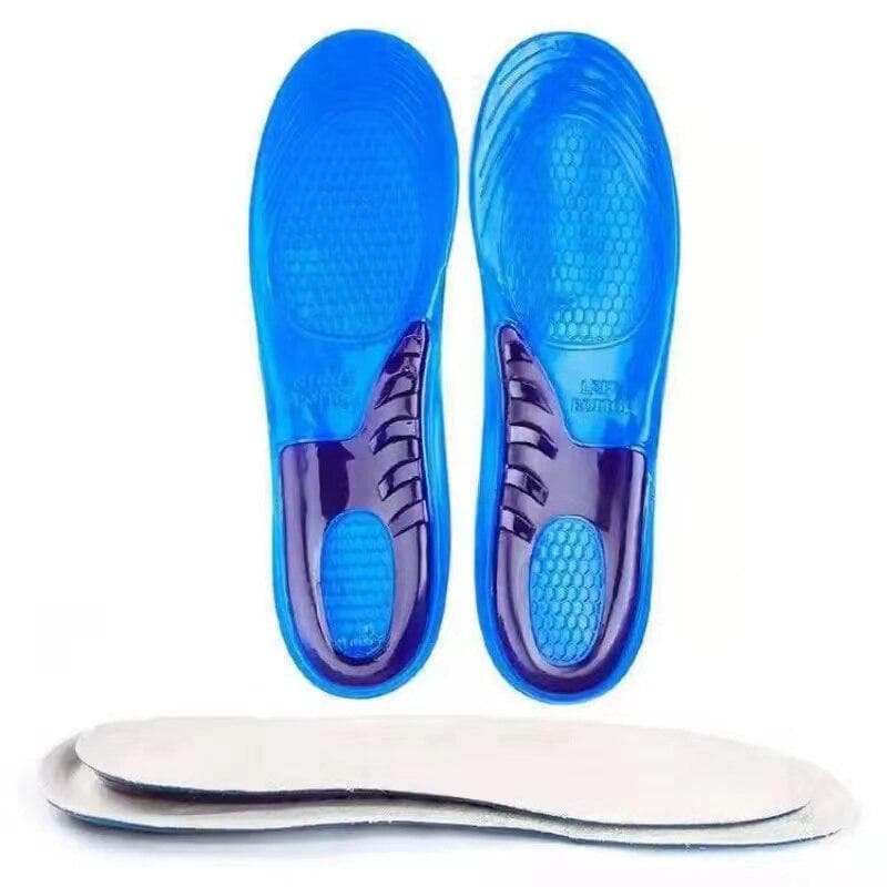1 Pair Men Women Arch Support Insoles Unisex Silicone Anti Slip Gel Soft Sports Shoes Pad Shock Absorption 35-38