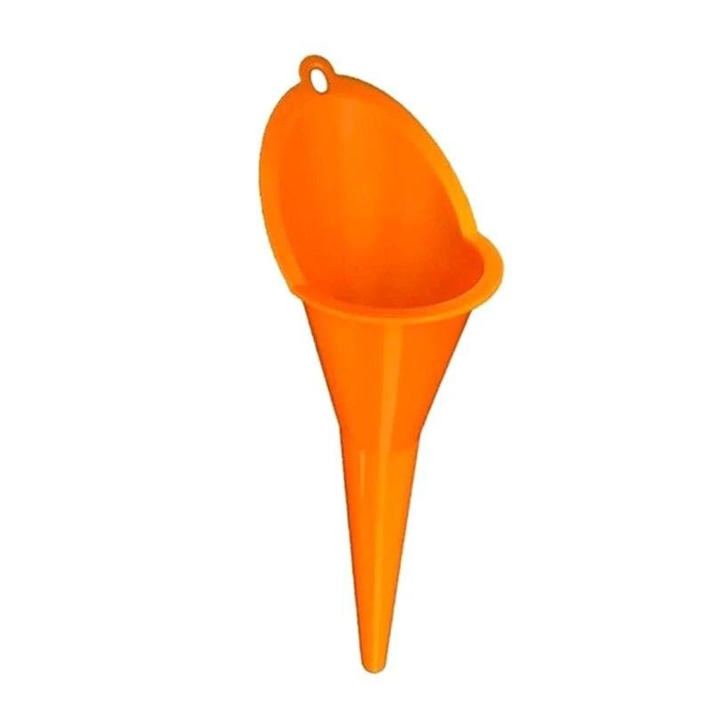 General Motorcycle Car Long Mouth Funnel Plastic Refueling Oil Liquid Spout Diesel Filling Tool Motor Car Accessaries orange