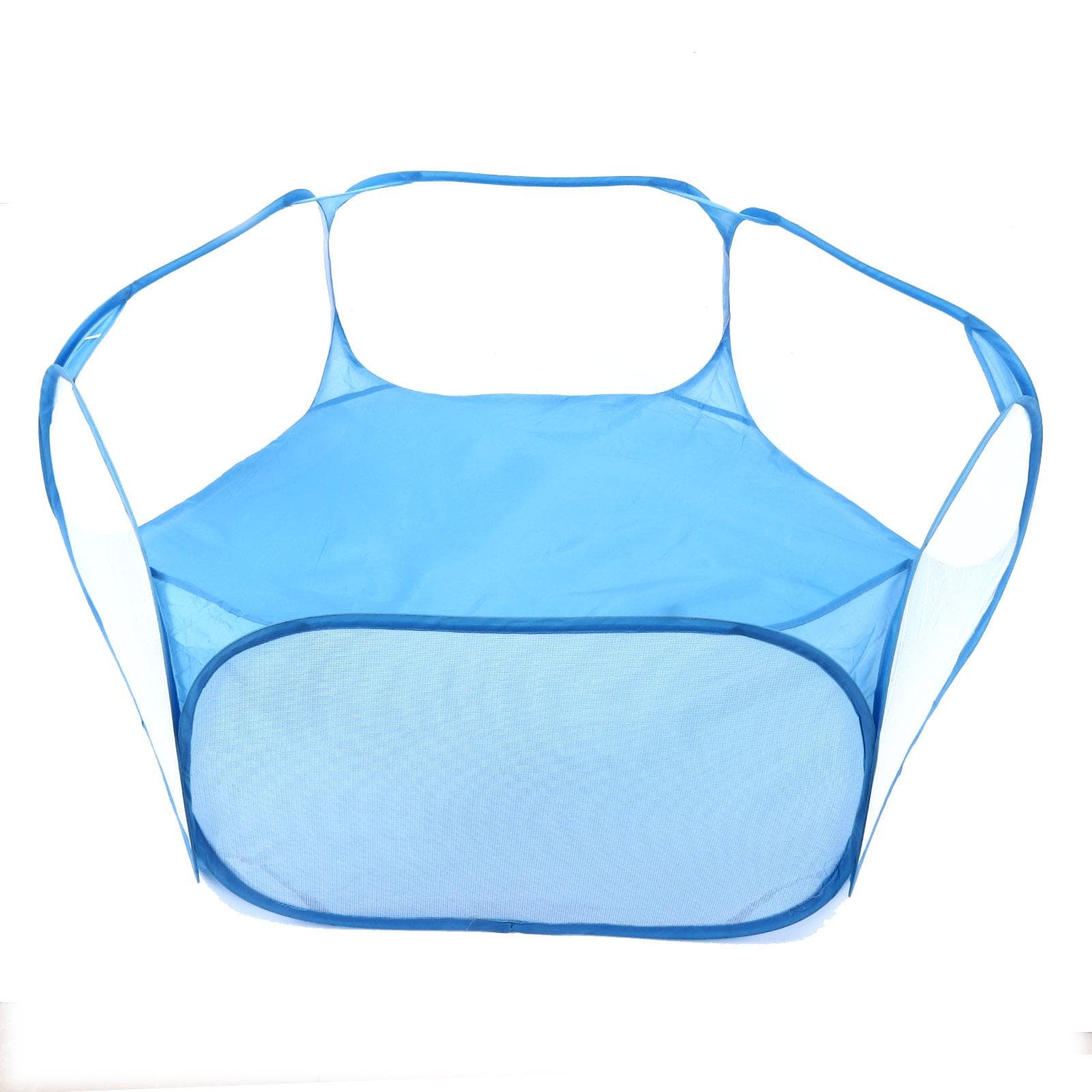 Pet Cage Tent Transparent Breathable Portable Small Animal Playpen for Hamsters Guinea Pigs