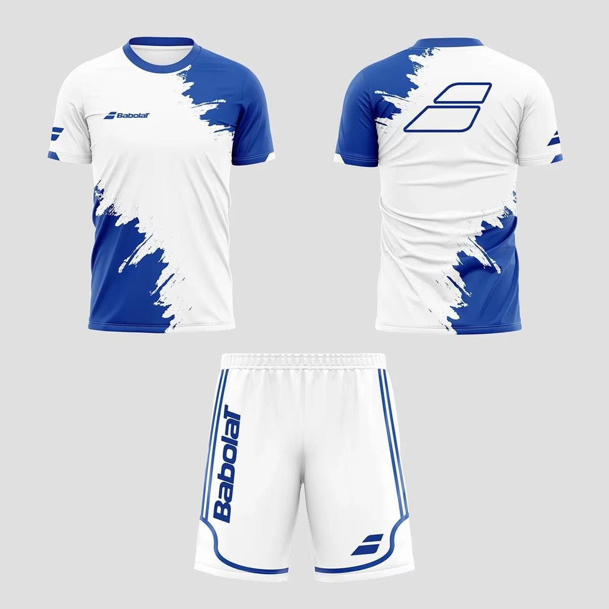 2025 New Men's Summer Tennis Breathable Set, Quick drying Badminton Loose Set, Men's T-shirt and Short sleeved Shorts Set Soft a XXL