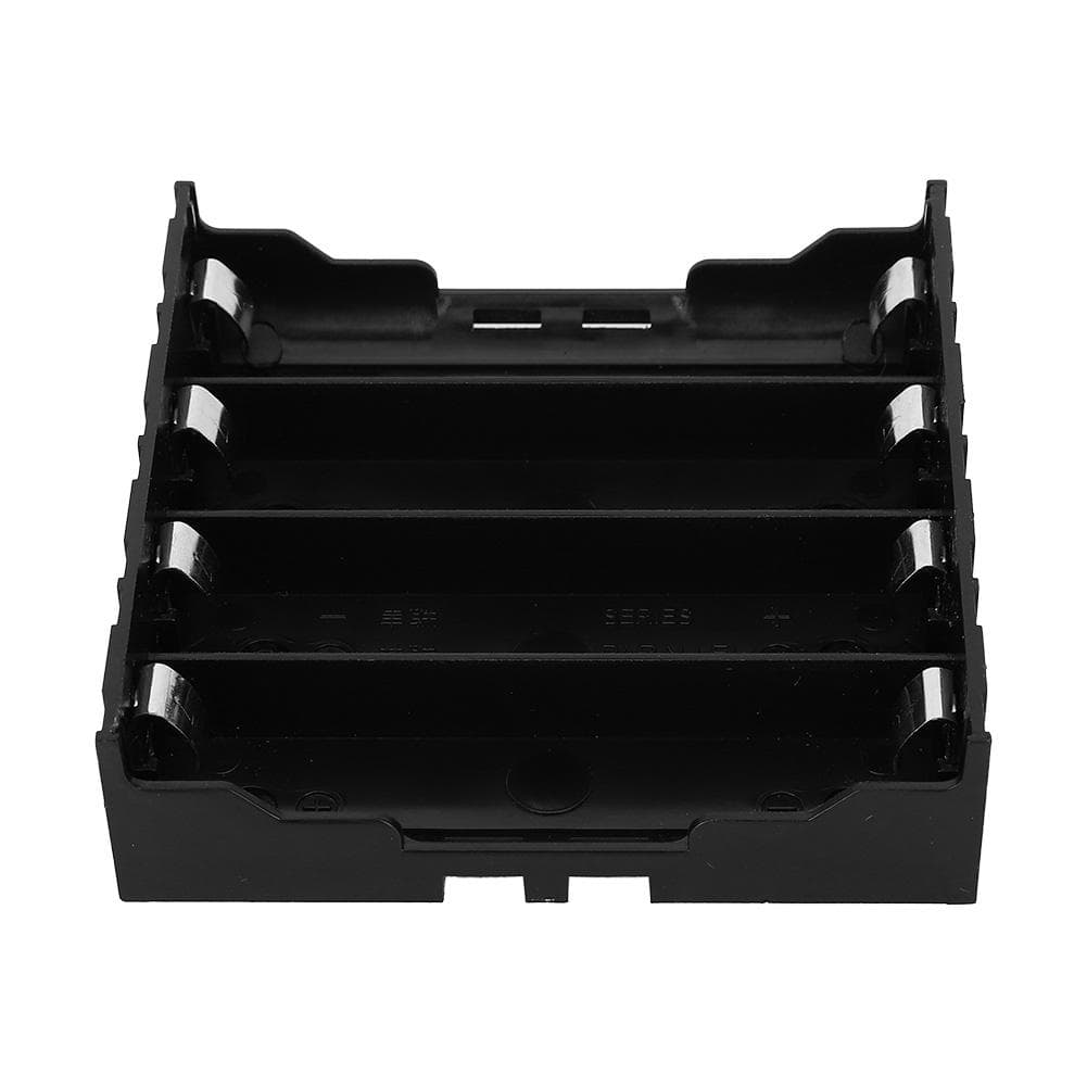 3Pcs Multifunction DIY 4 Slots 3.7V 18650 Battery Case Holder Storage Box with Pins