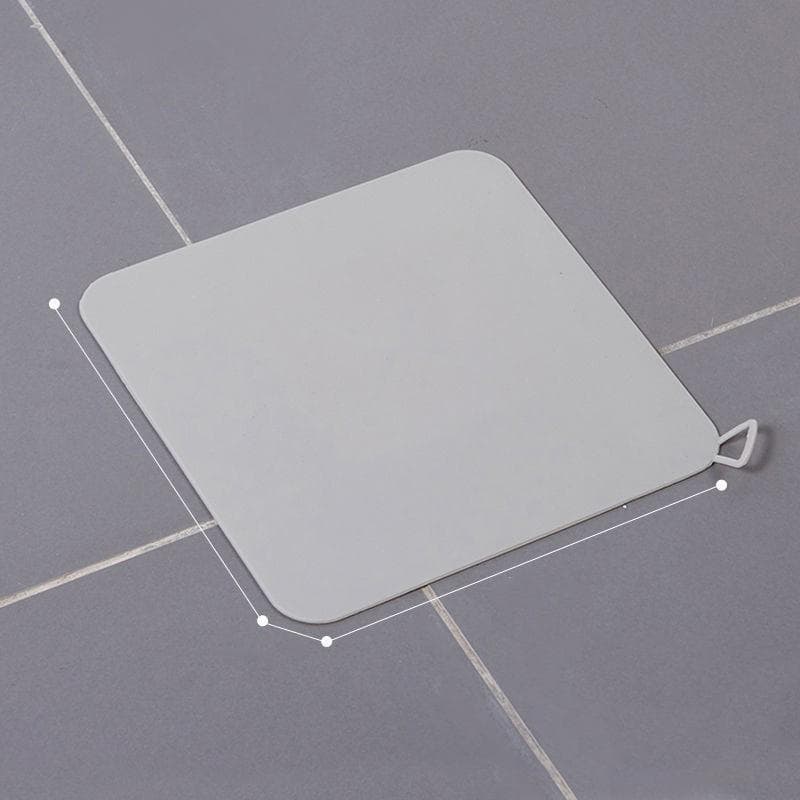 Silicone Floor Drain Deodorant Cover Bathroom Deodorant Insect-proof Seal Household Sewer Pipe Sink Anti-smell Floor Cover 12X12CM grey