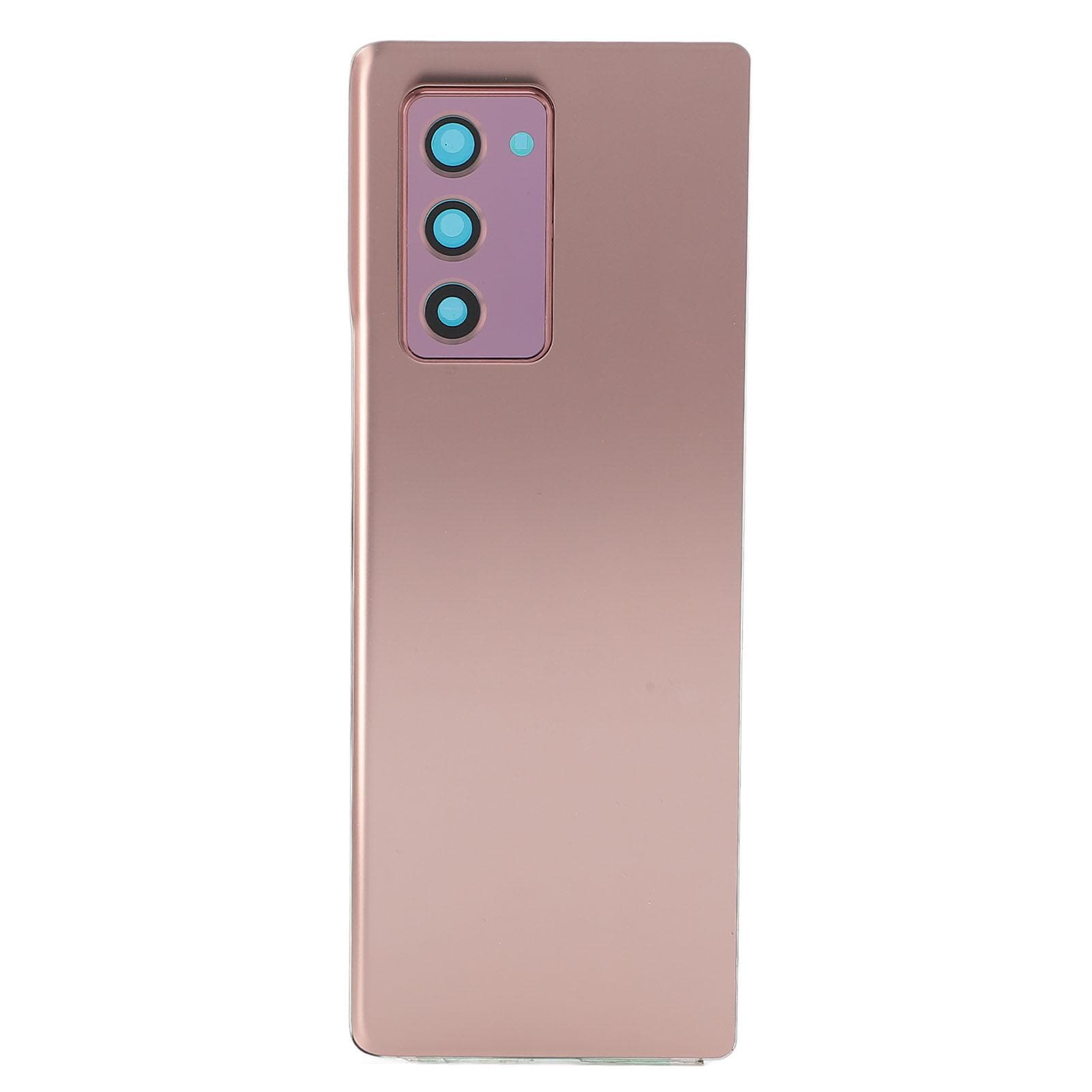 Phone Back Cover Replacement for Galaxy Z Fold2 5G F916 Pre Installed Camera Lens Glass Rear Cover