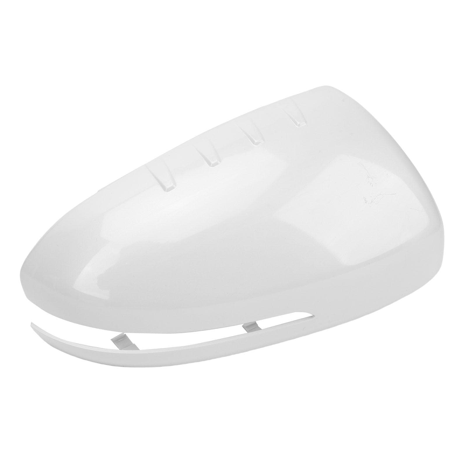 Side Rearview Mirror Cover Cap Weather Proof Exterior Door Mirror Cap Replacement for Optima white